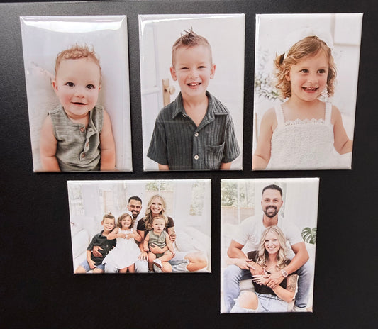 2"x3" Custom Photo Magnets (5 Pack)